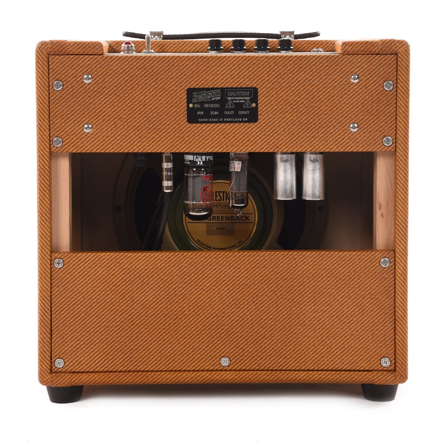 Benson Vinny Reverb 1x10 Combo Amp Tweed w/ Oxblood Grill