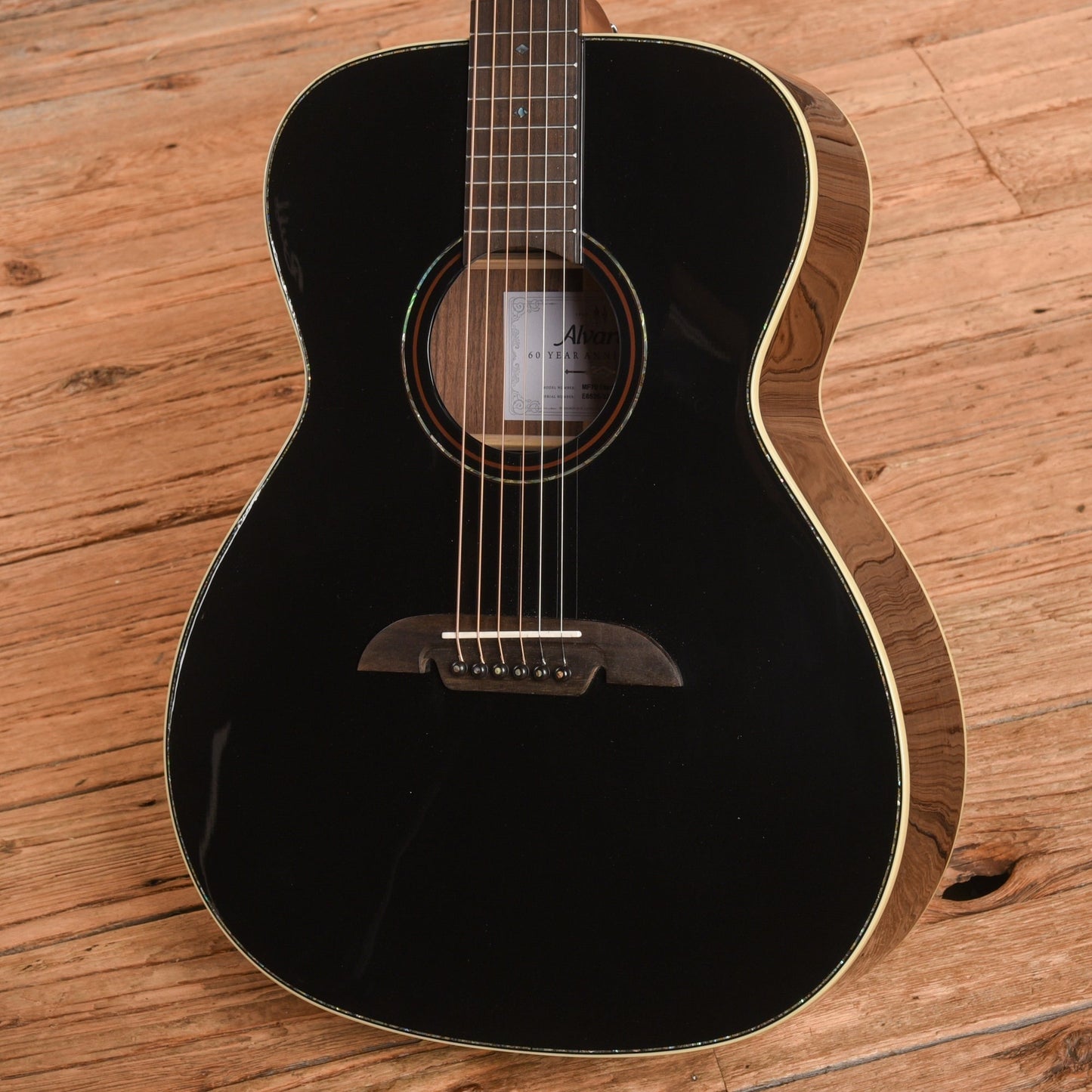 Alvarez MF70 Diamond Masterworks OM Black 2025