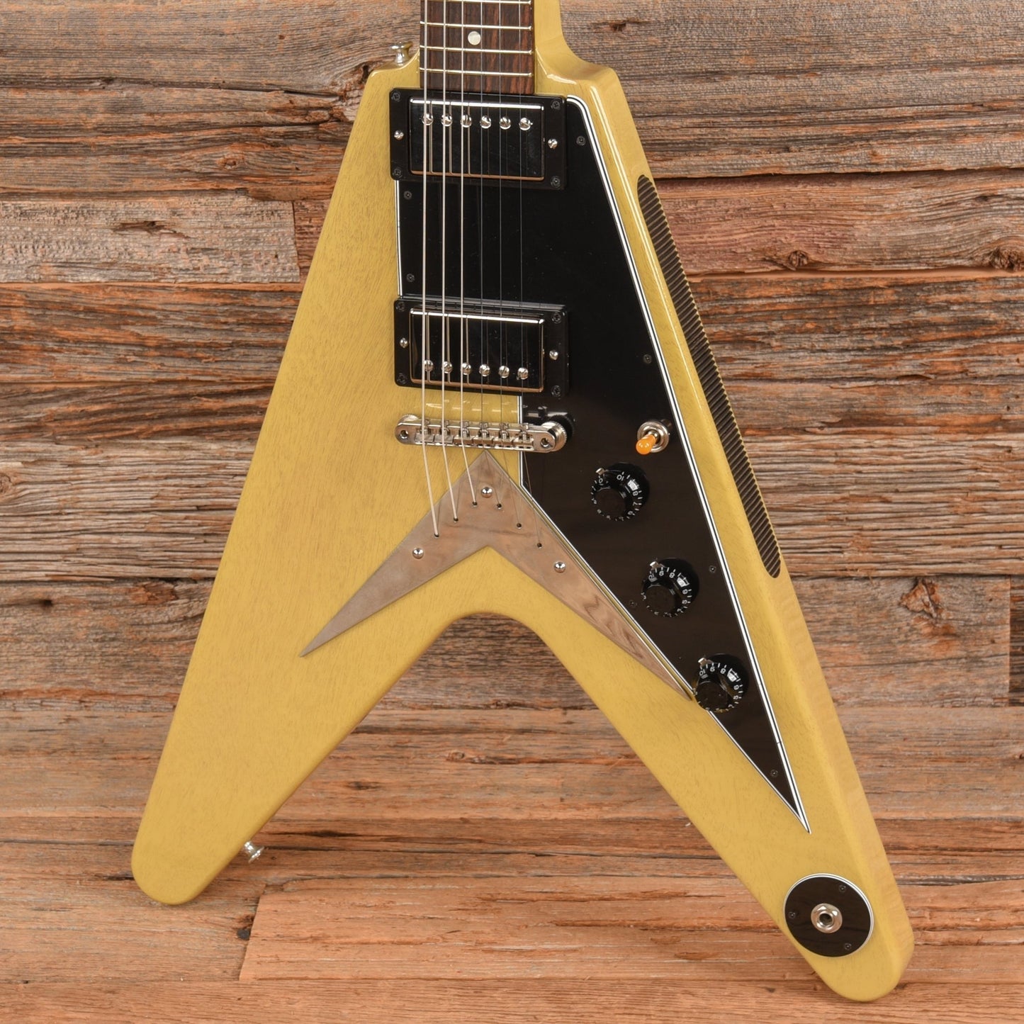 Gibson Flying V '59 Reissue TV Yelllow - Dave Amato of REO Speedwagon