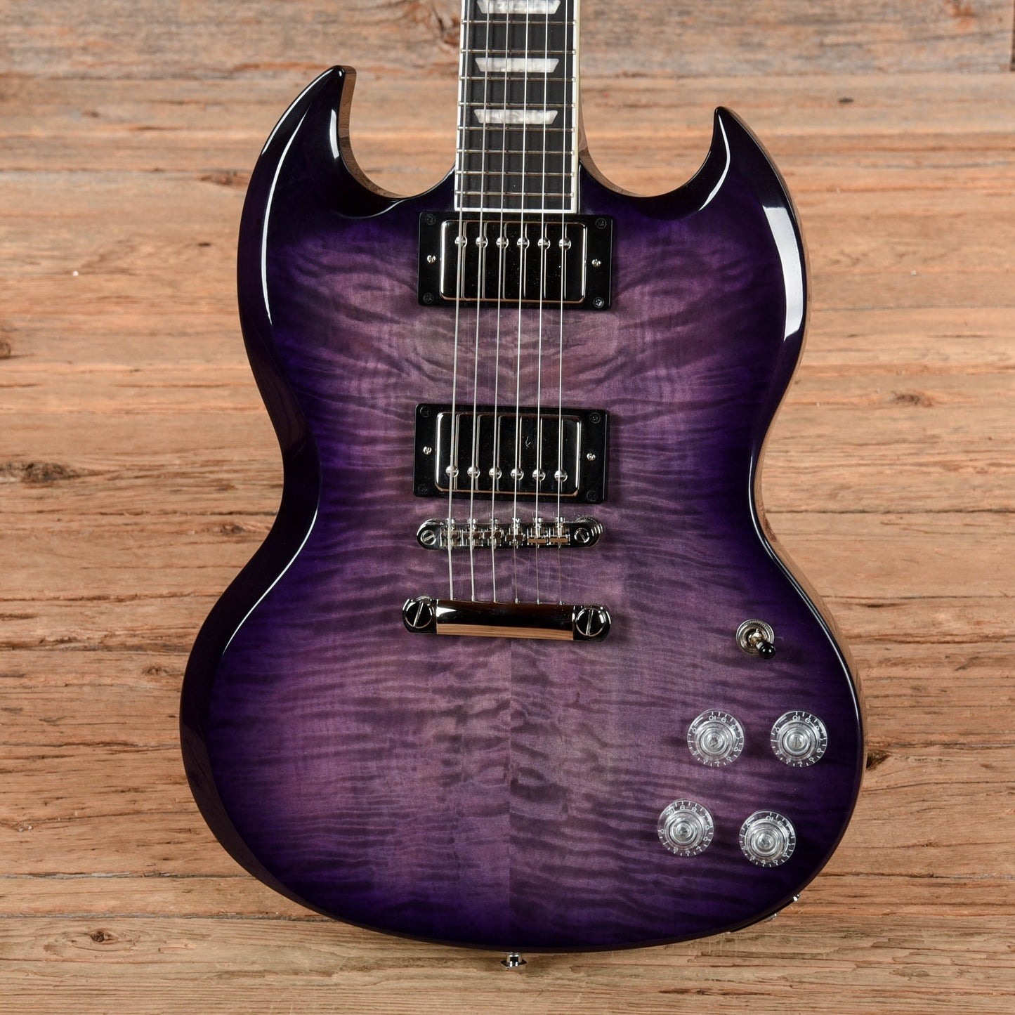 Epiphone SG Modern Figured Purple Burst 2025