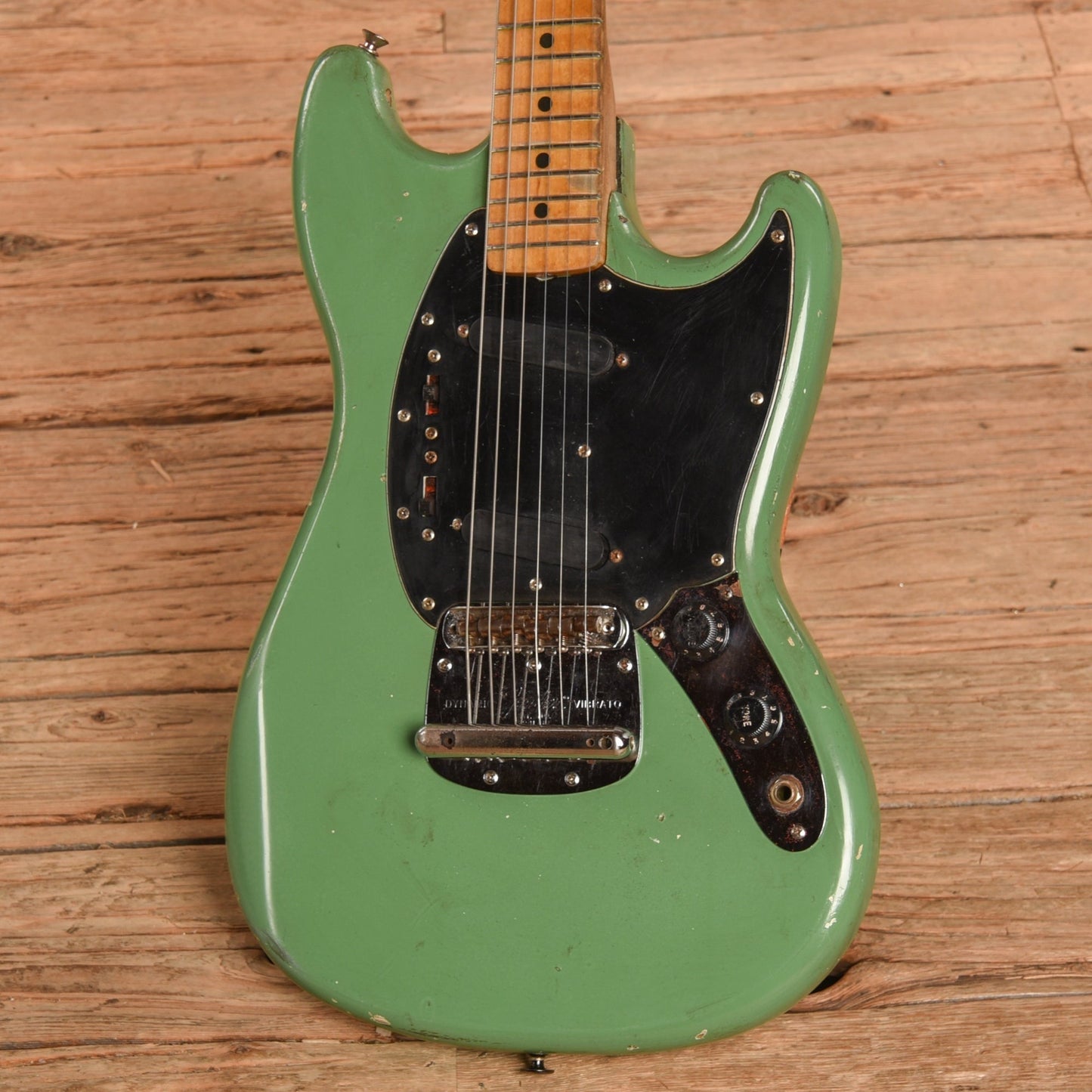 Fender Mustang Green Refin 1977