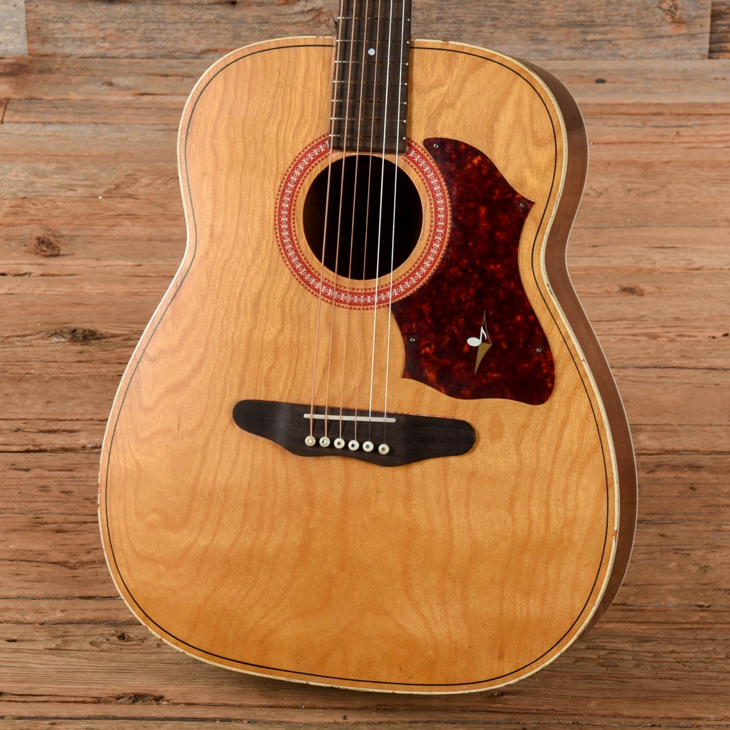 Harmony H-159 X-Brace Conversion Natural 1960s