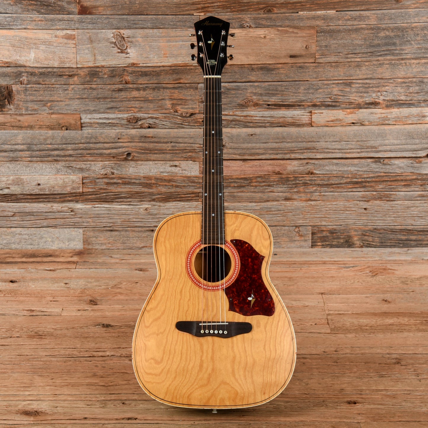 Harmony H-159 X-Brace Conversion Natural 1960s