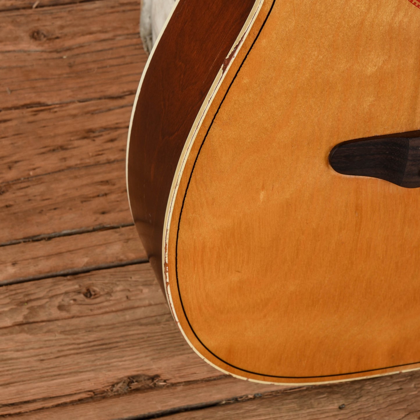 Harmony H-159 X-Brace Conversion Natural 1960s