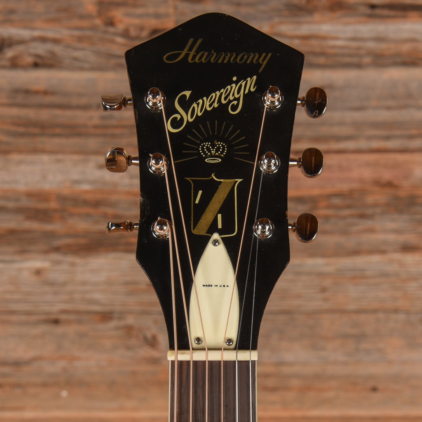Harmony H1203 Sovereign X-Braced Conversion Natural 1960s