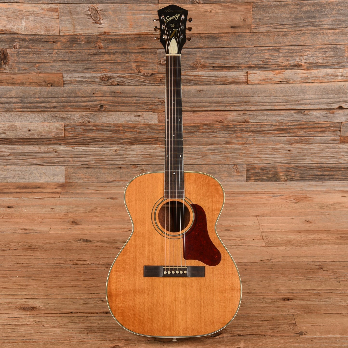 Harmony H1203 Sovereign X-Braced Conversion Natural 1960s
