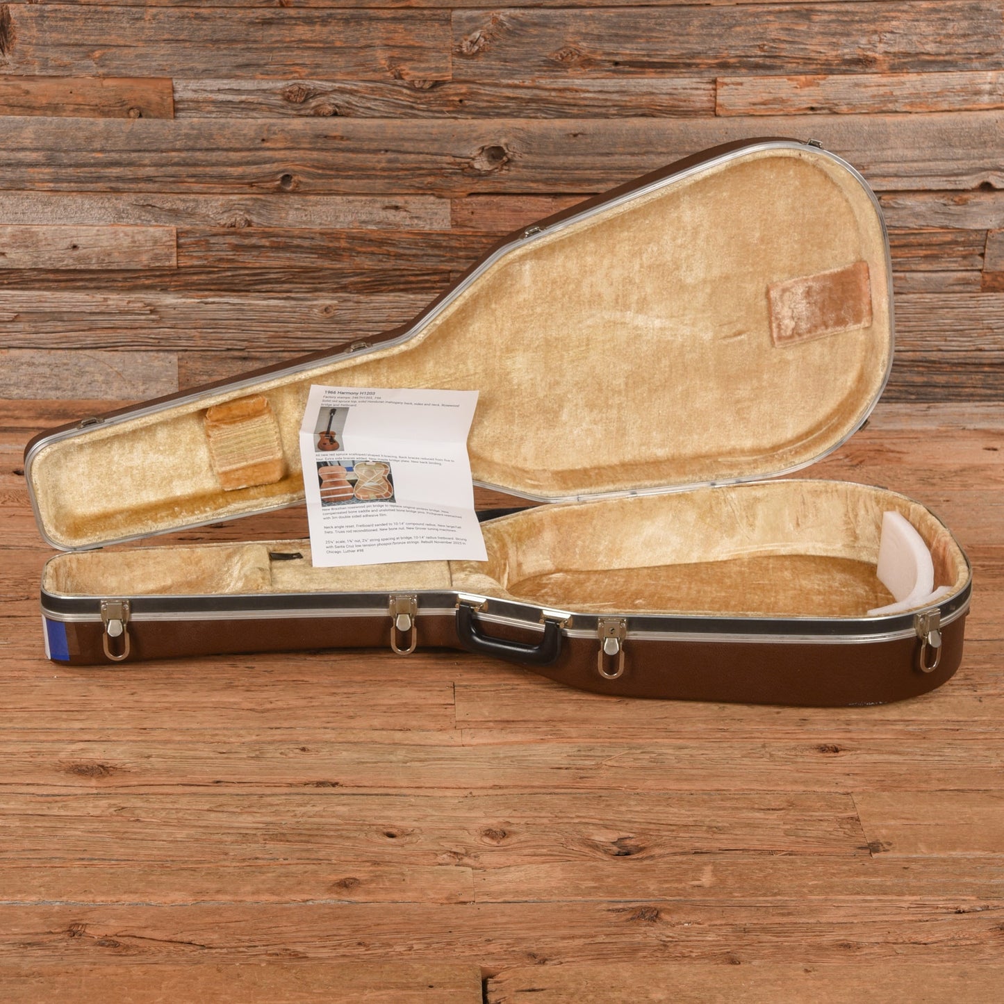 Harmony H1203 Sovereign X-Braced Conversion Natural 1960s