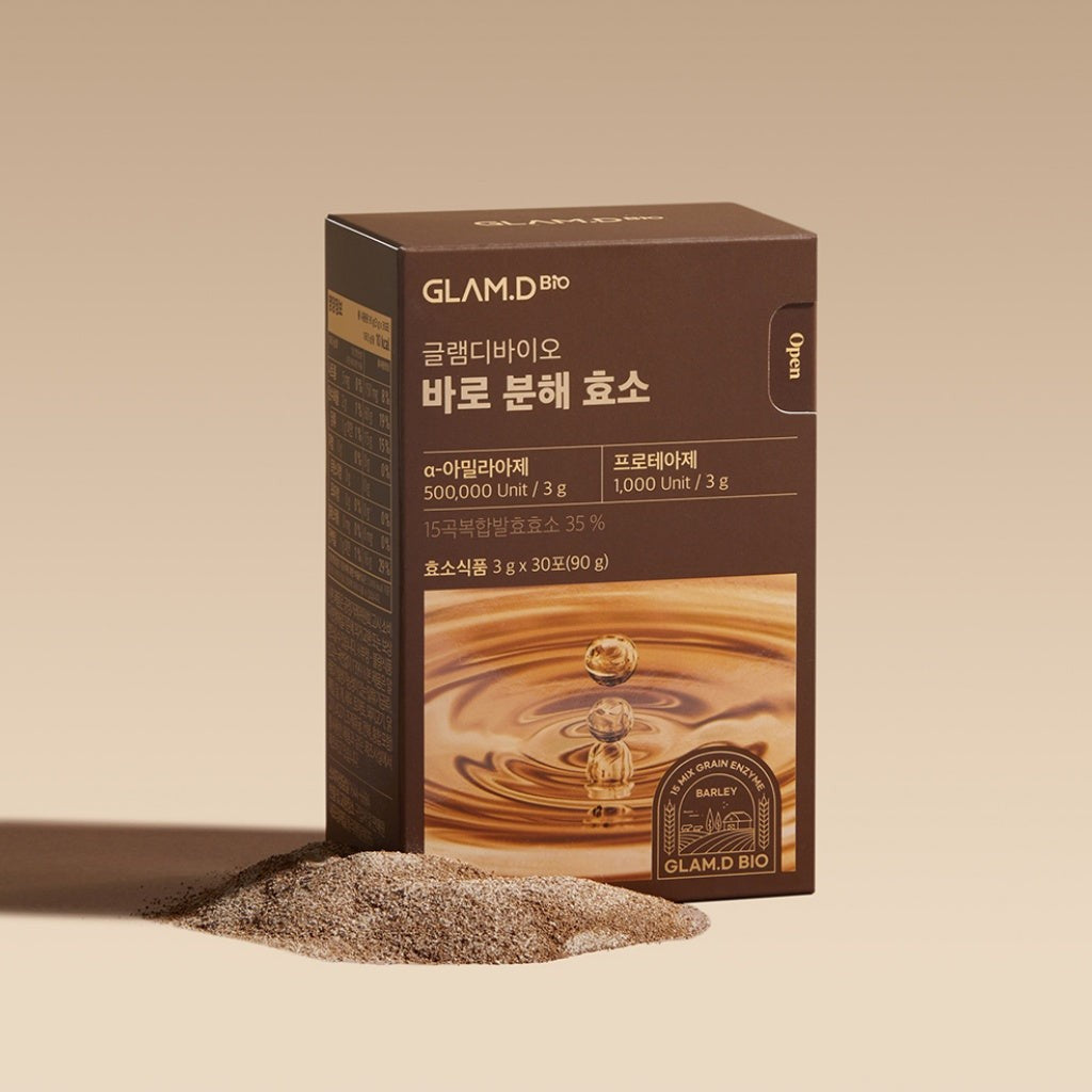 GLAM.D 極速分解酵素 (大麥茶味)(3g x30包) Bio 15 Mix Grain Enzyme (3g x 30 packs)