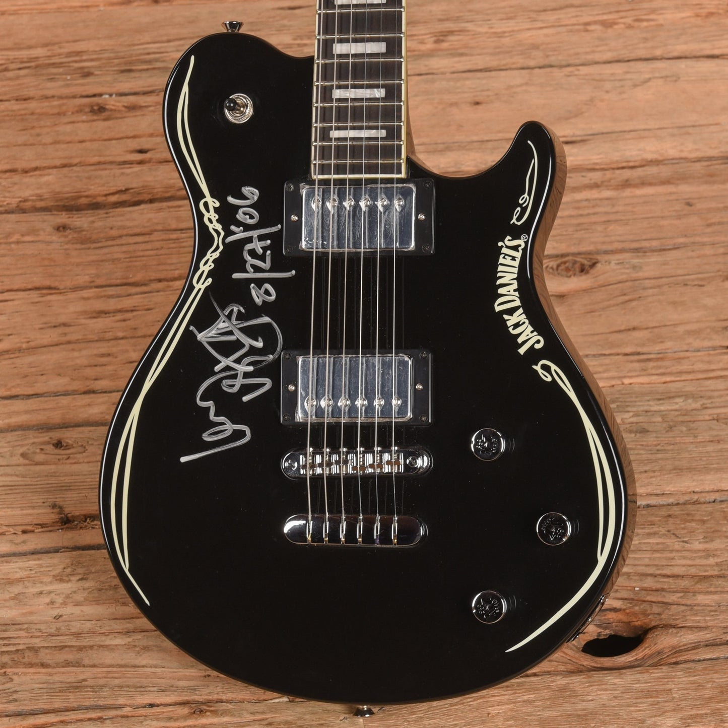 Peavey Custom Shop Electric Guitar Signed by Lemmy Kilmister Black - Zac Brown