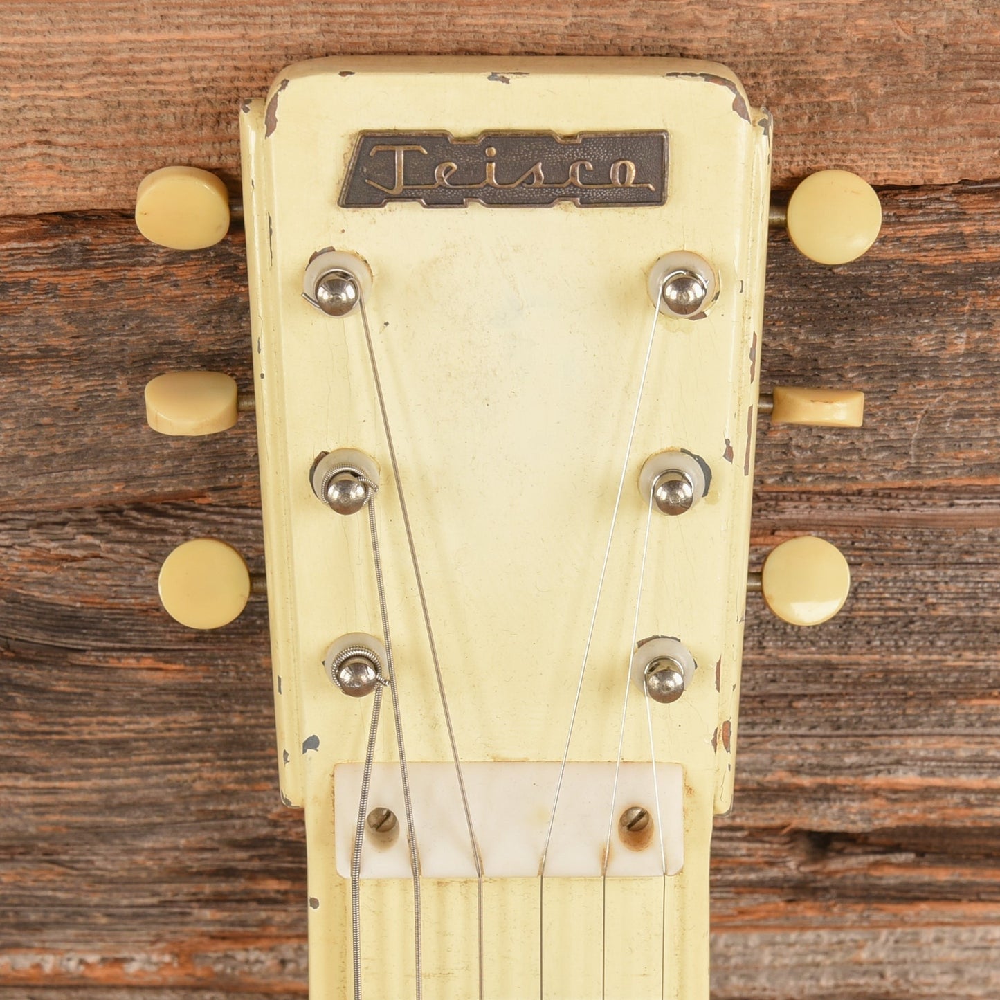 Teisco Lap Steel White