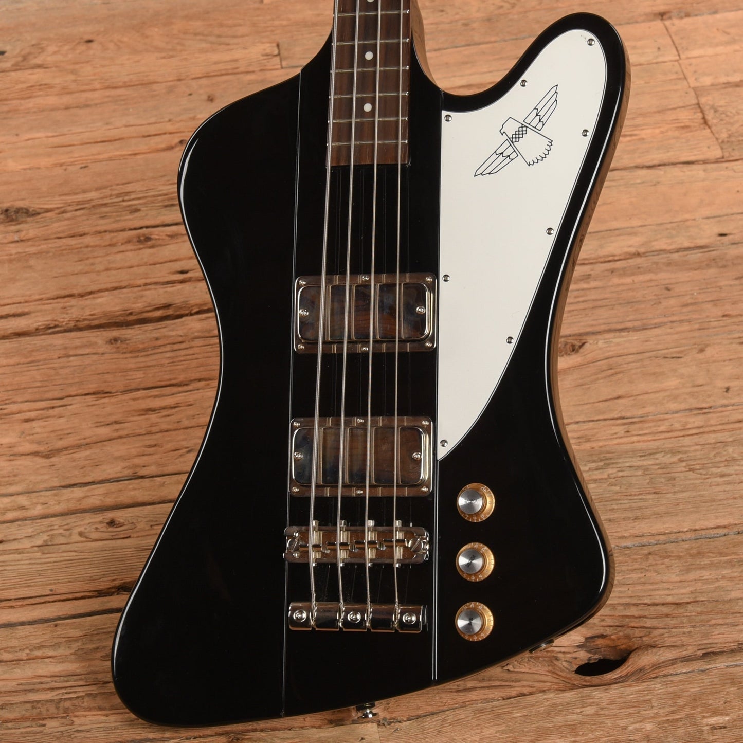 Epiphone Thunderbird Bass Black - Dave Amato of REO Speedwagon