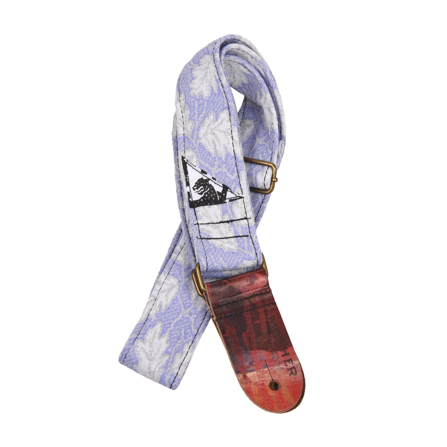 Mother Mary "Lavender Leaf" Guitar Strap