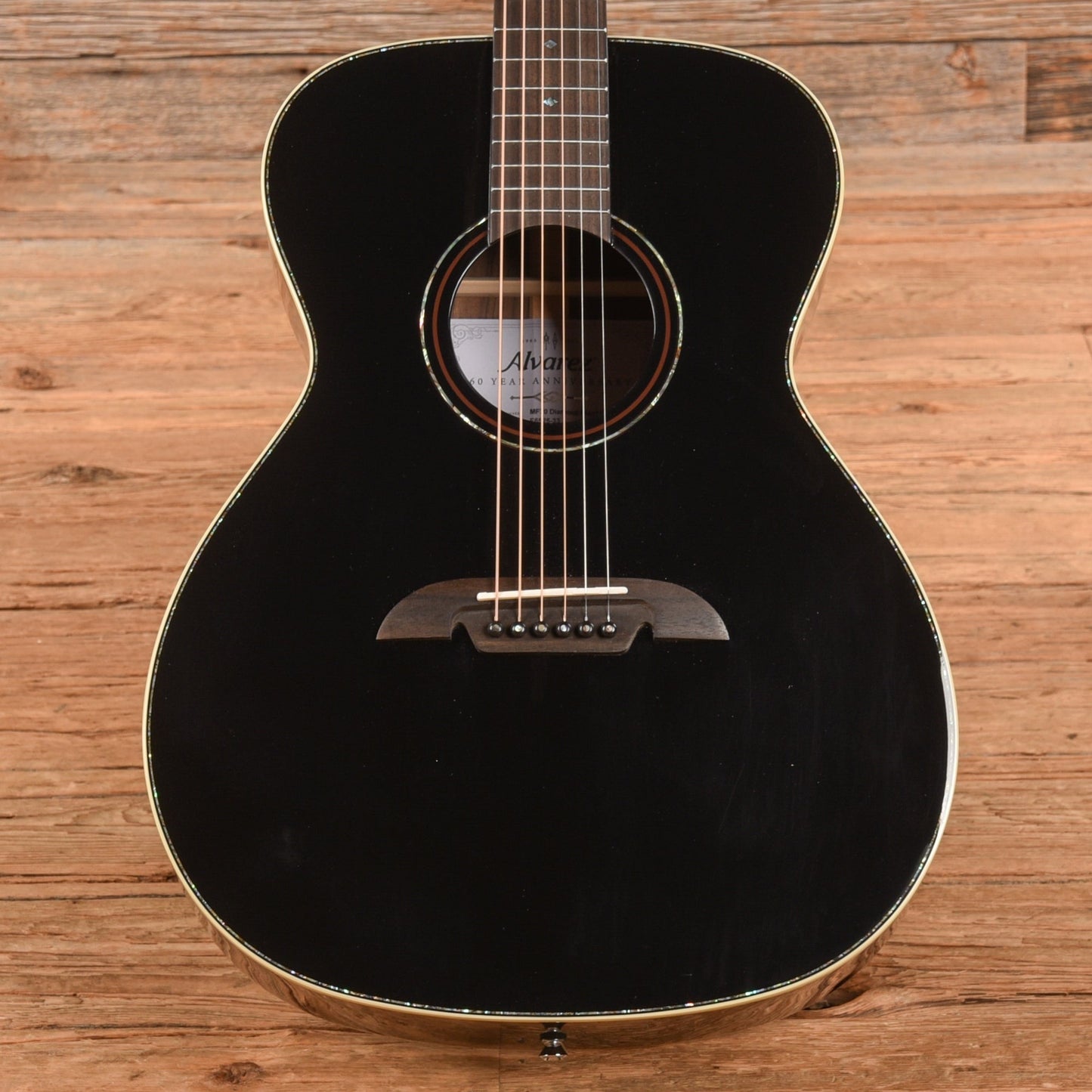 Alvarez MF70 Diamond Masterworks OM Black 2025