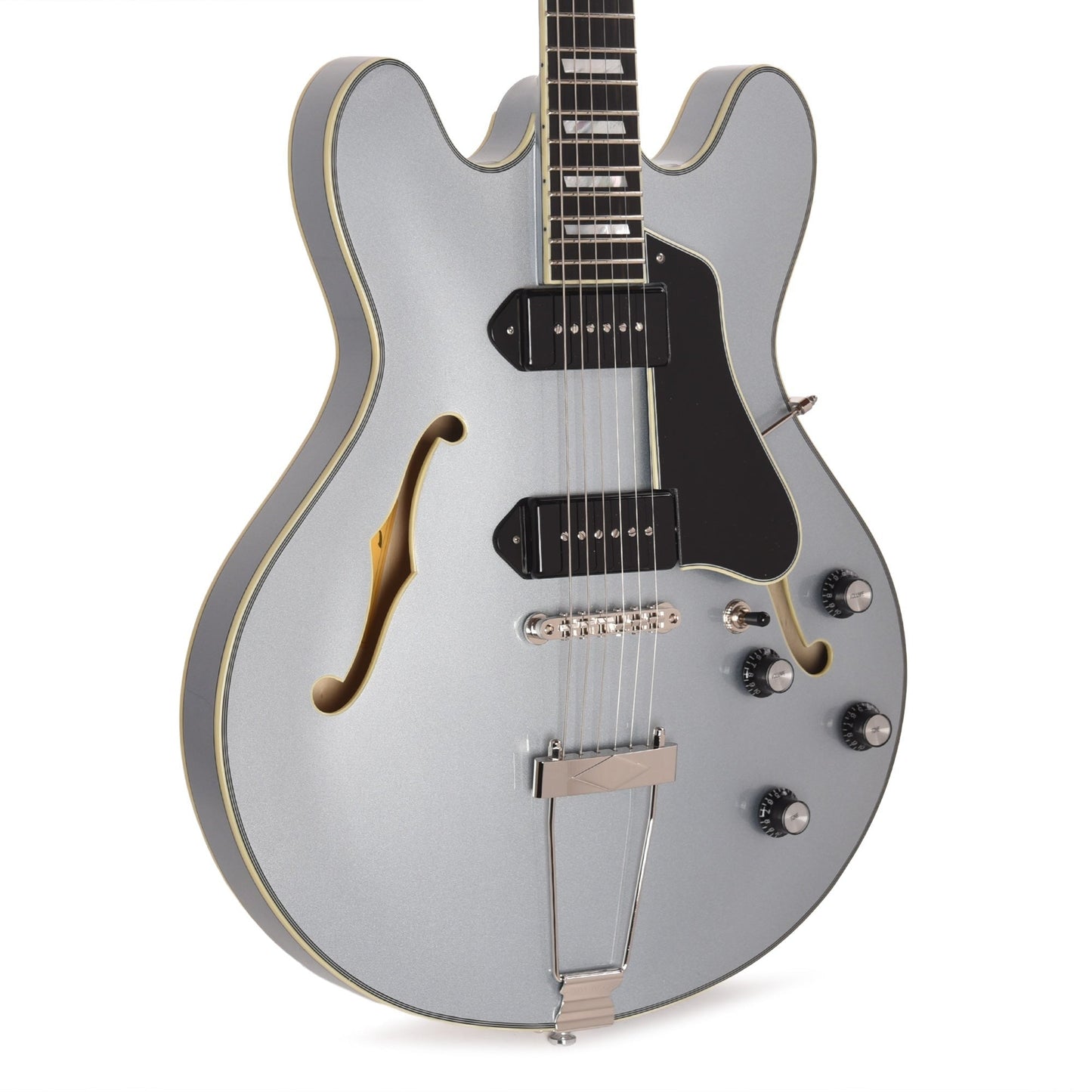 Eastman T64-T Hollow-Body Ice Blue Metallic