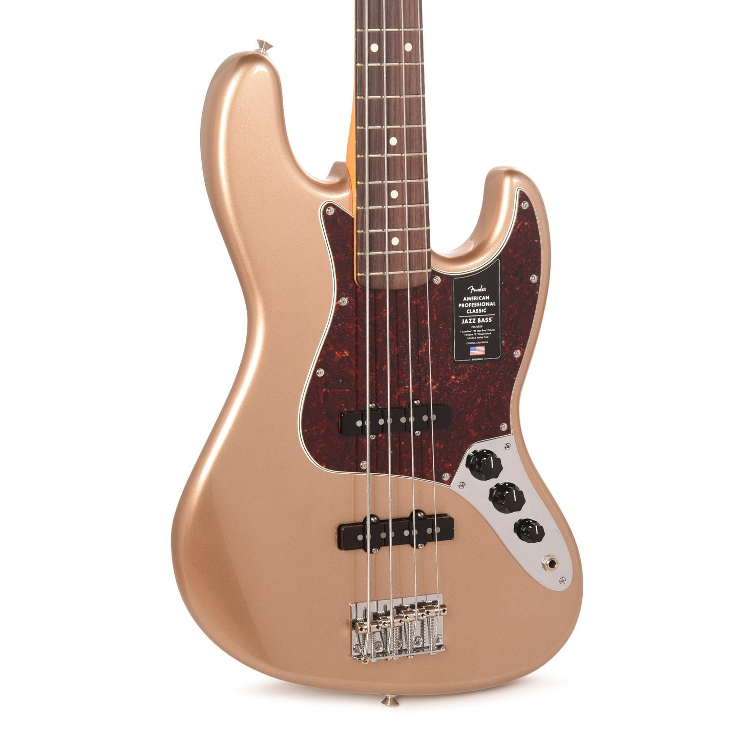 Fender American Professional Classic Jazz Bass Faded Firemist Gold