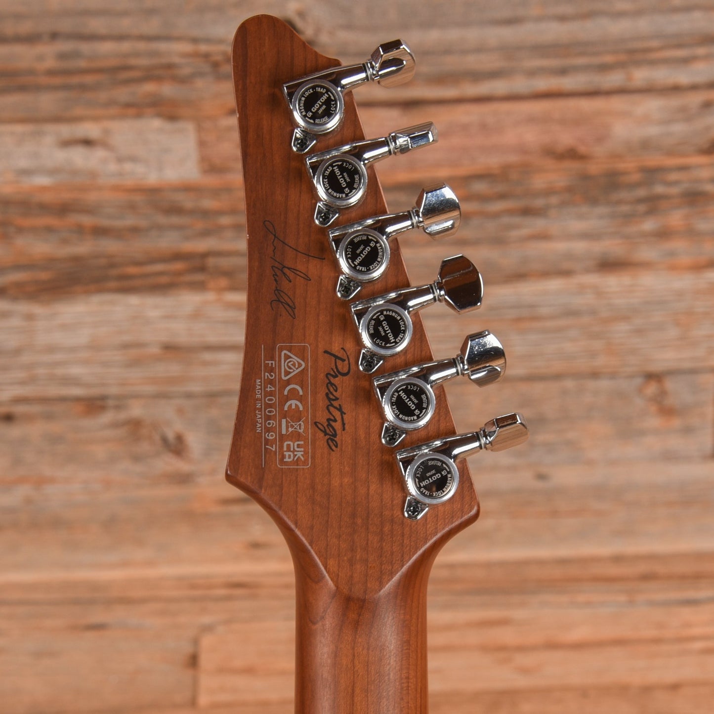 Ibanez LM1 Luca Mantovanelli Signature Luna White 2024