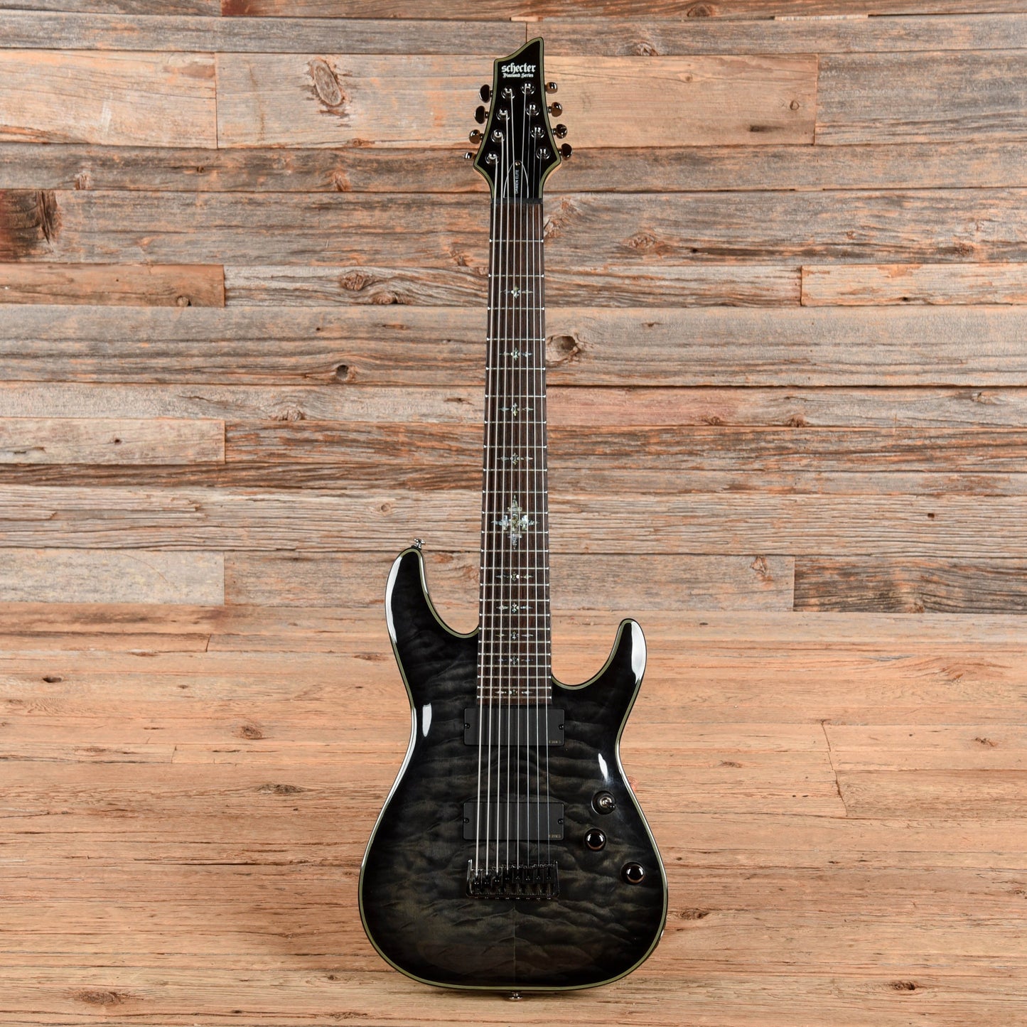 Schecter Diamond Series Damien Elite Trans-Black 2011