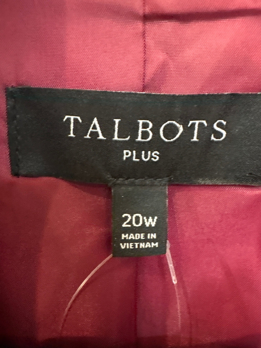 Talbots Wool Blend Blazer Jacket, 20W