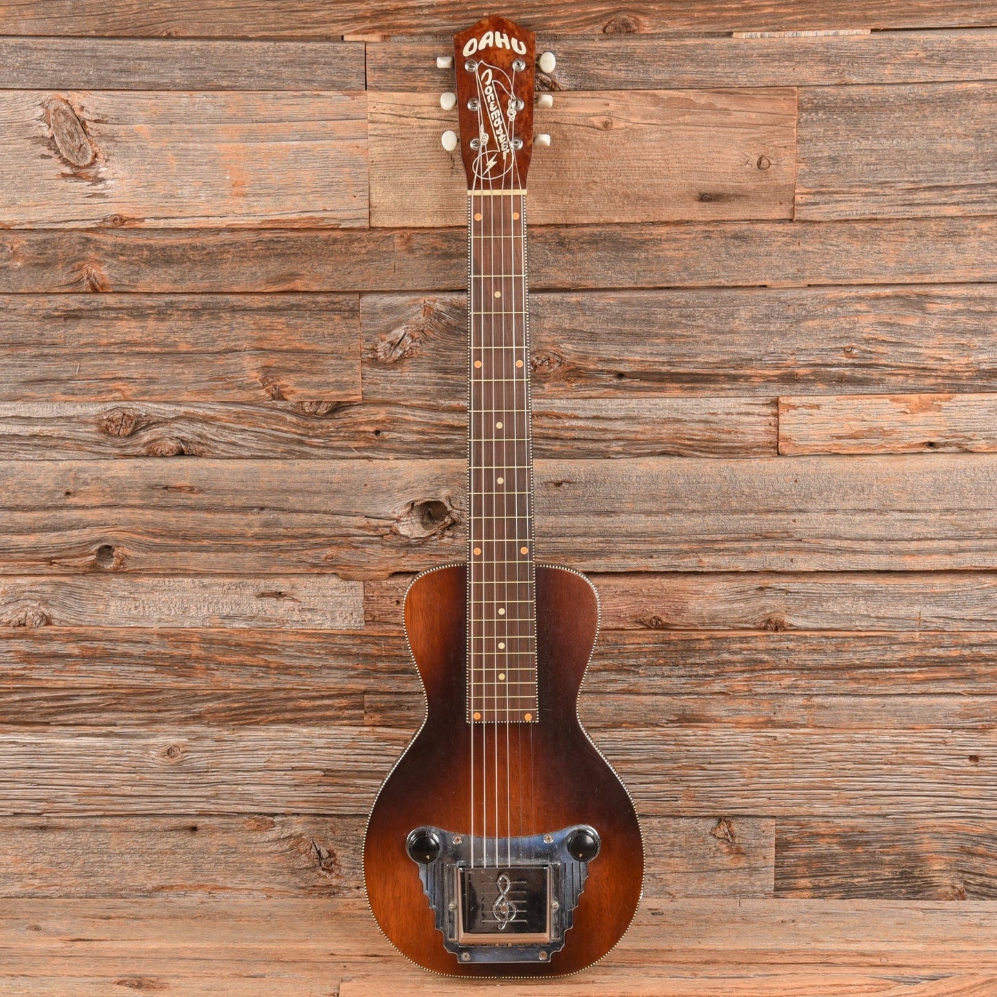 Oahu Tone Master Amp and Steel Guitar Natural 1960s