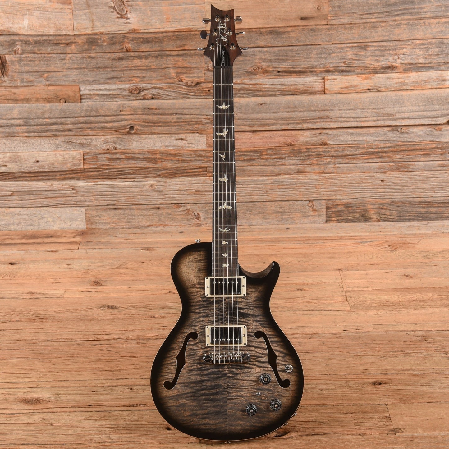 PRS Hollowbody II Piezo Charcoal Burst 2014