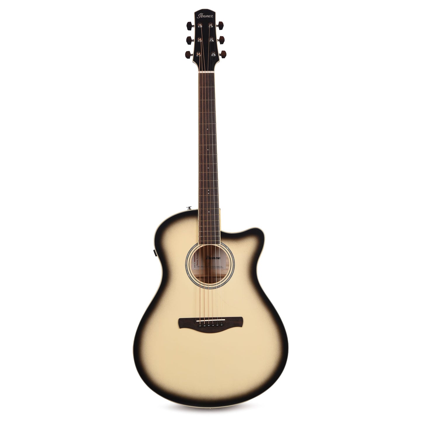 Ibanez AAM370M1CETPA Acoustic Electric Guitar Transparent Panda High Gloss Finish