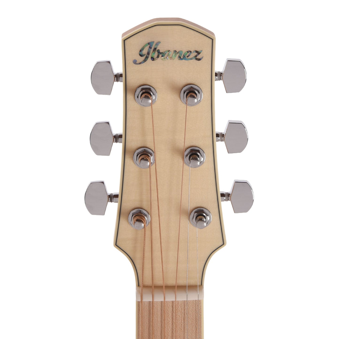 Ibanez AAM370M2EAPF Acoustic Electric Guitar Transparent Antique White Peach Fuzz Open Pore