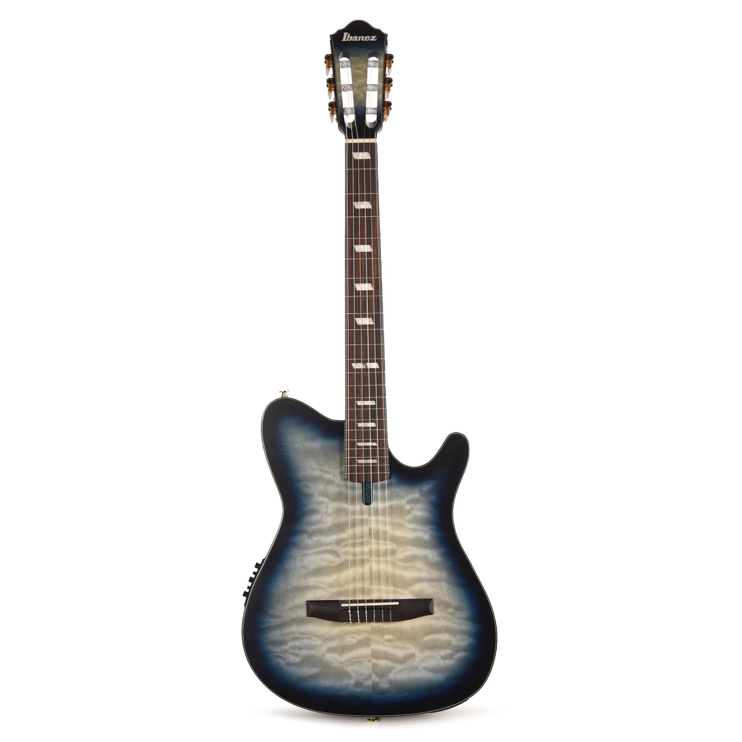Ibanez FRH20QMNCTL Acoustic Electric Guitar Cosmic Blue Sunburst Low Gloss