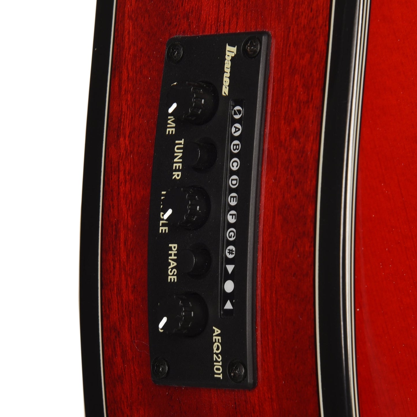 Ibanez GA35TCESRR Thinline Cutaway Classical Acoustic-Electric Sapphire Red High Gloss