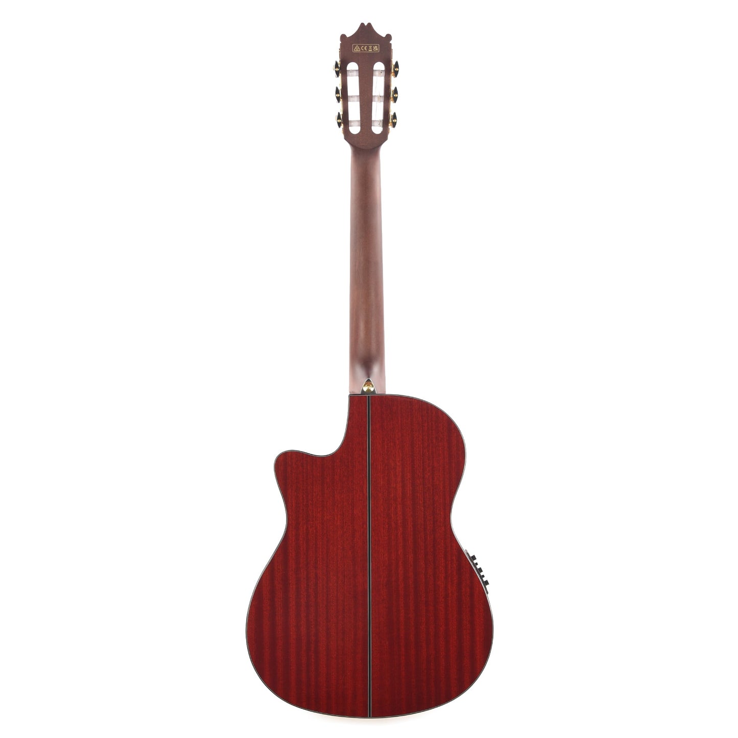 Ibanez GA35TCESRR Thinline Cutaway Classical Acoustic-Electric Sapphire Red High Gloss