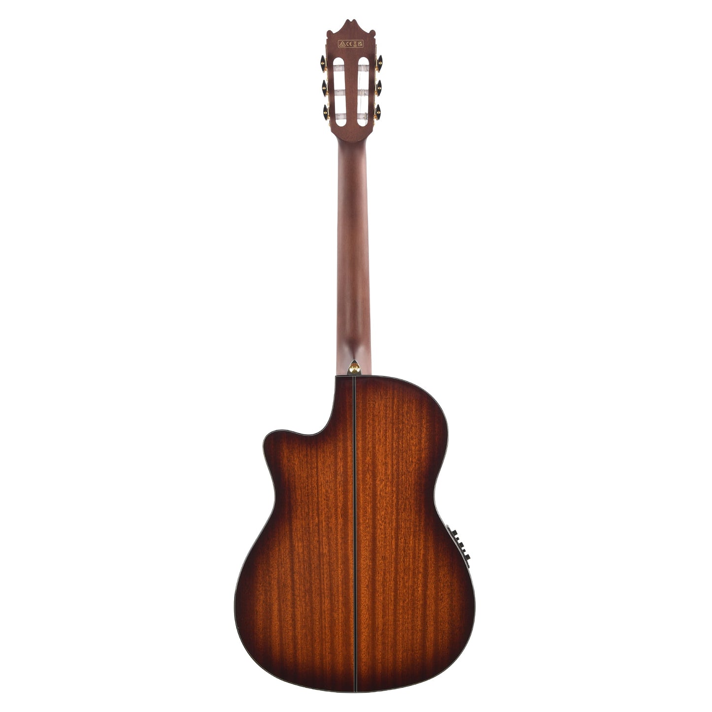 Ibanez GA35TCEVLS Thinline Cutaway Classical Acoustic-Electric Violin Sunburst High Gloss