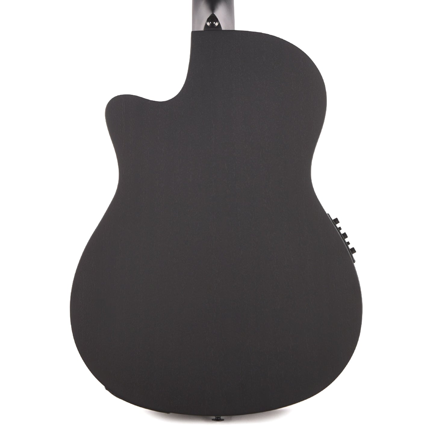Ibanez GA621BOT Thinline Cutaway Classical Acoustic-Electric Guitar Black Out