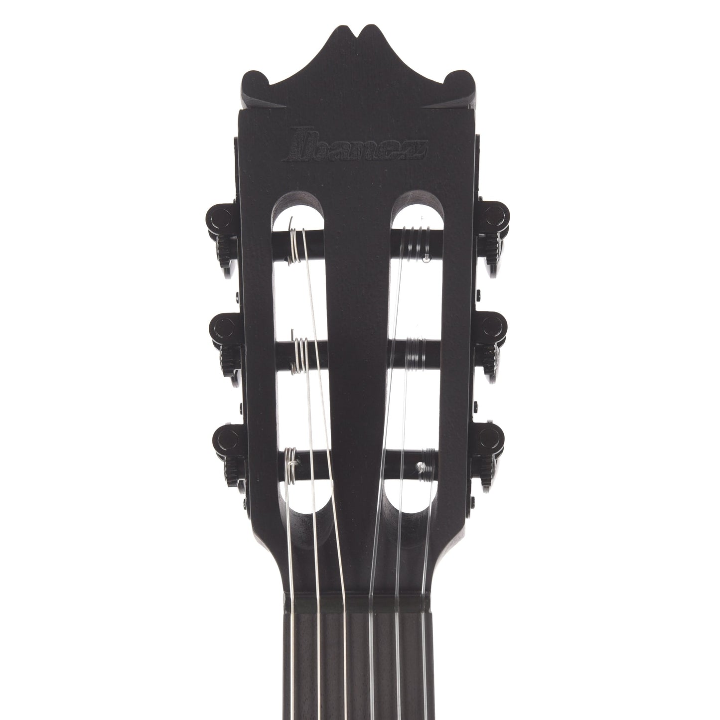 Ibanez GA621BOT Thinline Cutaway Classical Acoustic-Electric Guitar Black Out