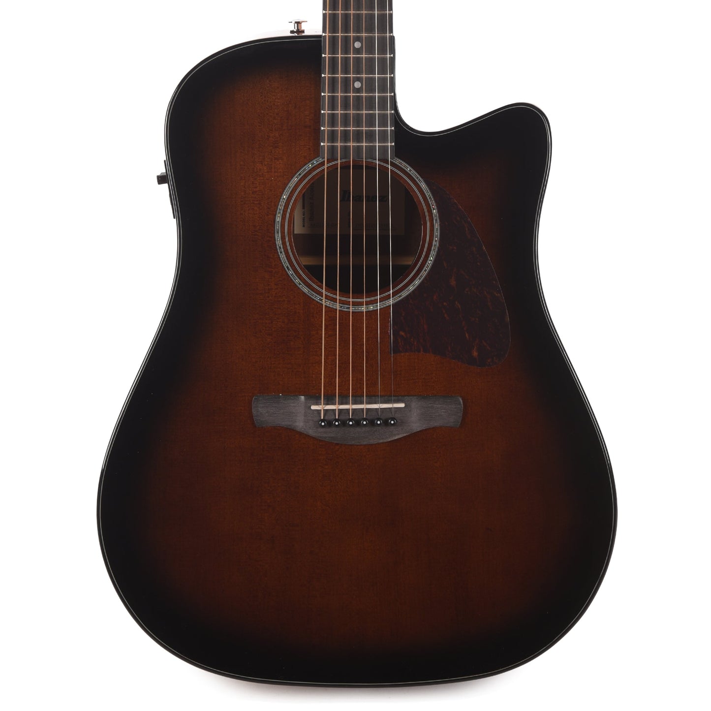 Ibanez AAD51CEDVS Grand Dreadnought Acoustic-Electric Guitar Dark Violin Sunburst High Gloss