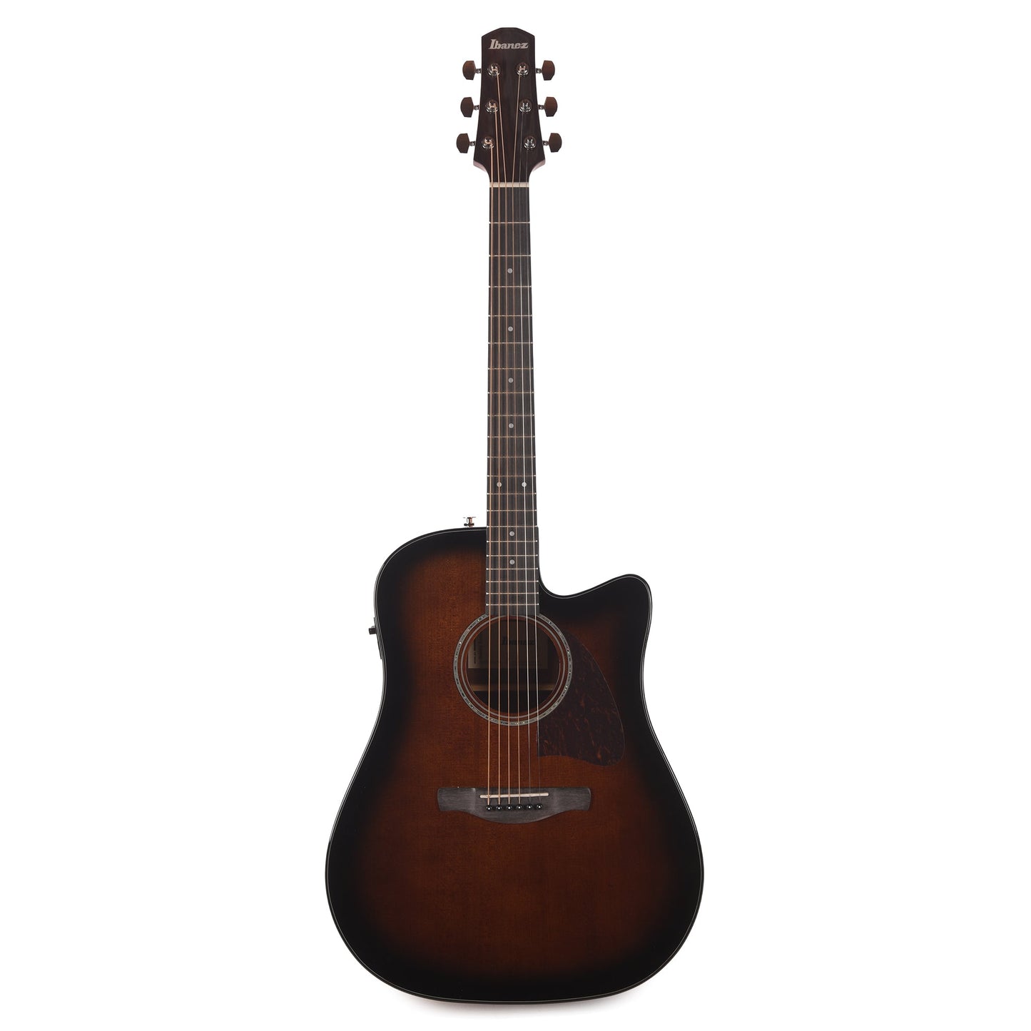 Ibanez AAD51CEDVS Grand Dreadnought Acoustic-Electric Guitar Dark Violin Sunburst High Gloss