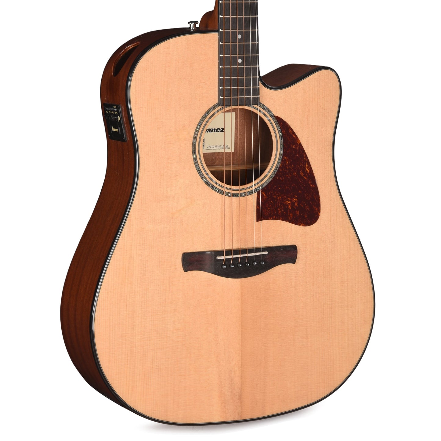 Ibanez AAD51CENT Grand Dreadnought Acoustic-Electric Guitar Natural High Gloss