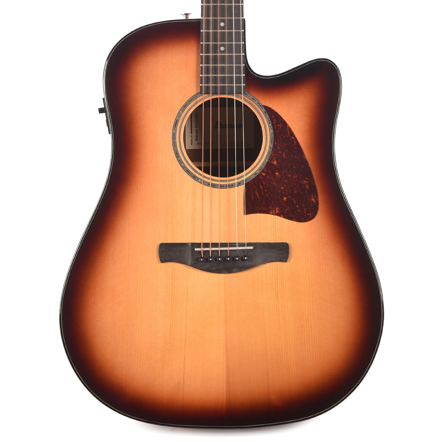 Ibanez AAD51CESB Grand Dreadnought Acoustic-Electric Guitar Sunburst High Gloss