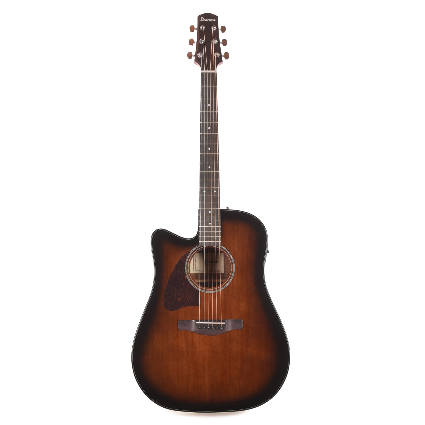 Ibanez AAD51LCEDVS Grand Dreadnought Acoustic-Electric Guitar Dark Violin Sunburst High Gloss Left-Handed