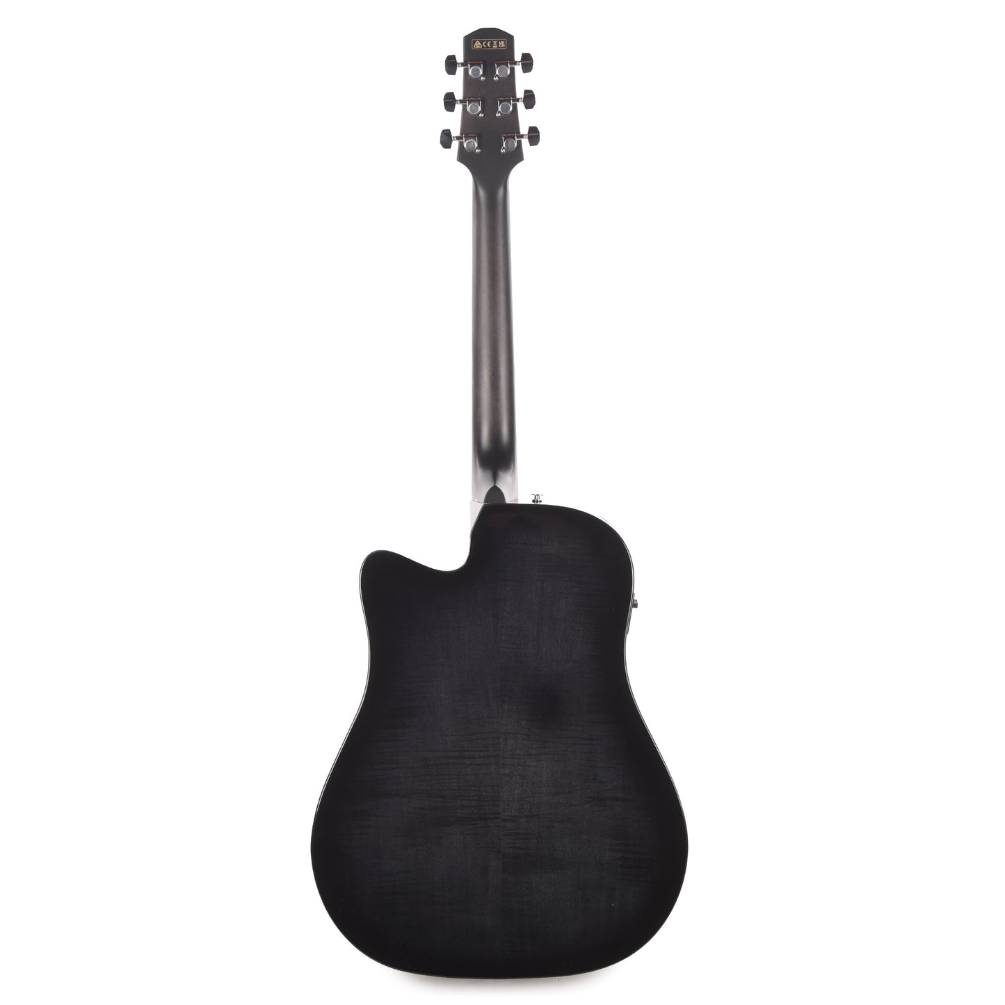 Ibanez AAD77CETKS Grand Dreadnought Acoustic-Electric Guitar Transparent Black Sunburst High Gloss