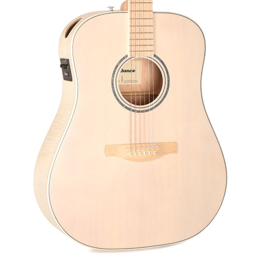 Ibanez AAD77M1EOAW Grand Dreadnought Acoustic-Electric Guitar Open Pore Antique White