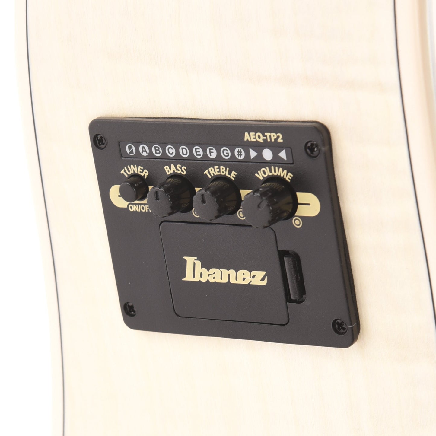 Ibanez AAD77M1EOAW Grand Dreadnought Acoustic-Electric Guitar Open Pore Antique White