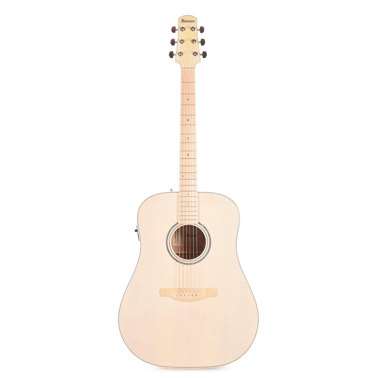 Ibanez AAD77M1EOAW Grand Dreadnought Acoustic-Electric Guitar Open Pore Antique White