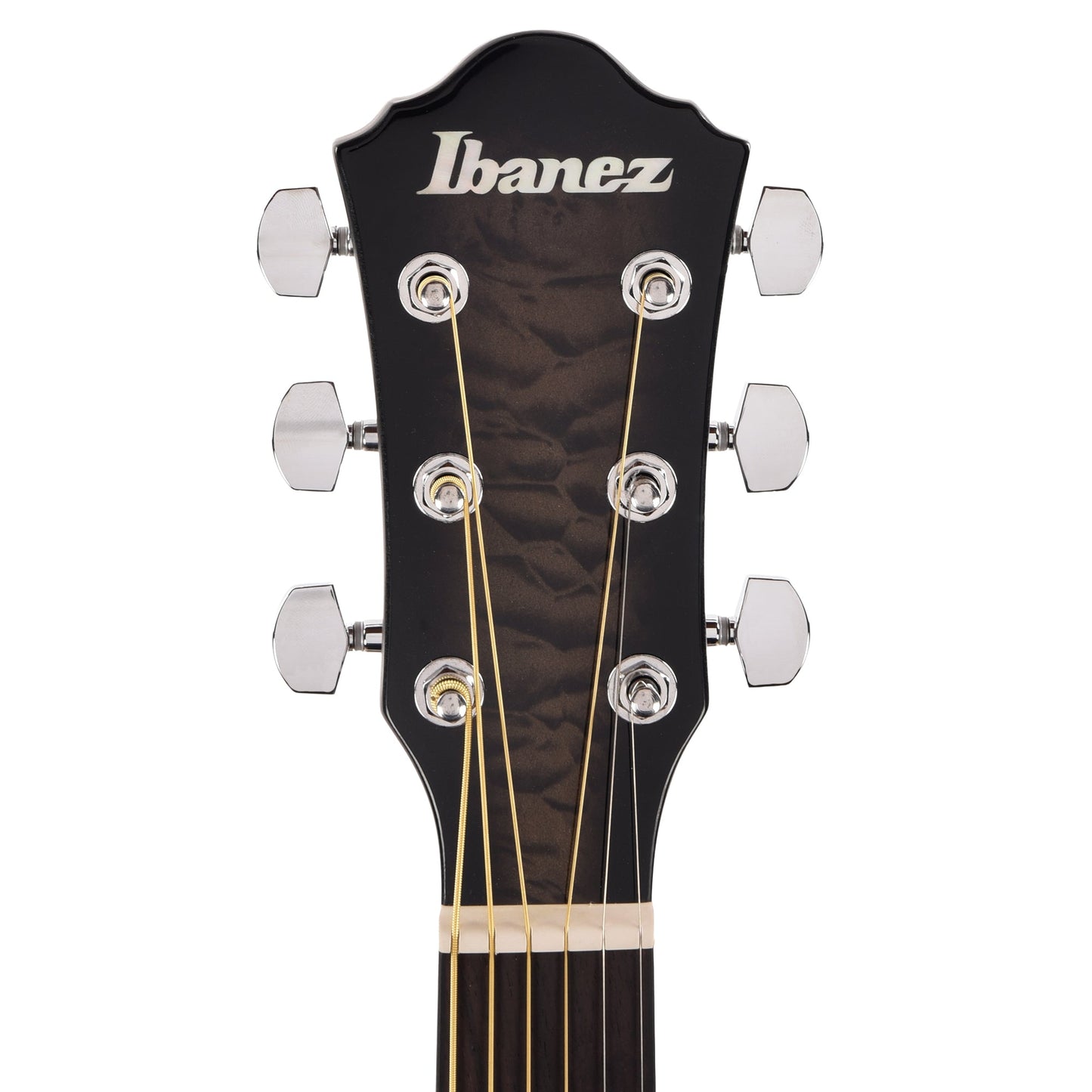 Ibanez AEWC16QATKH AEWC Acoustic-Electric Guitar Transparent Black Sunburst High Gloss