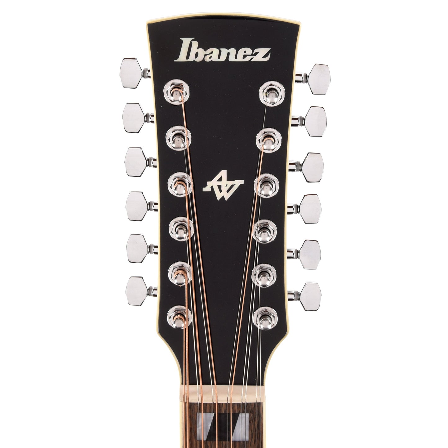 Ibanez AJ7012M1EBK Jumbo 12-String Acoustic-Electric Guitar Black High Gloss