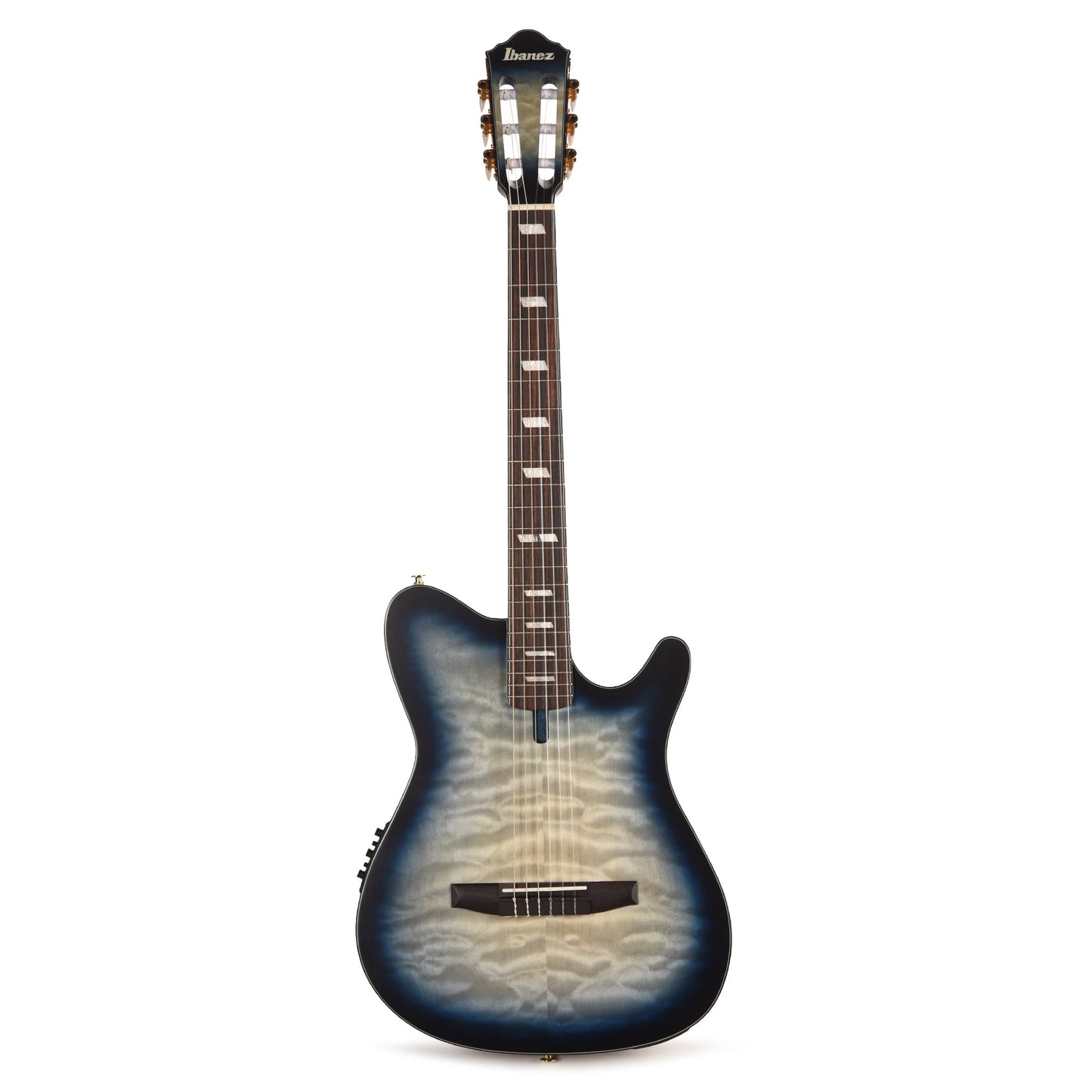 Ibanez FRH20QMNCTL Acoustic Electric Guitar Cosmic Blue Sunburst Low Gloss