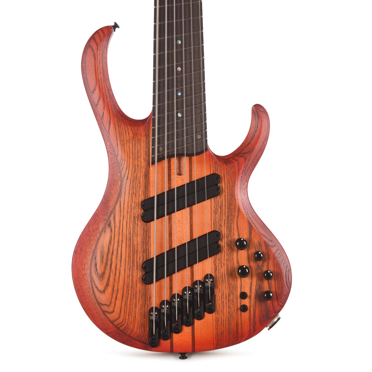 Ibanez BTB866MSBRF BTB Bass Workshop 6-String Electric Bass Multi scale Brown Topaz Burst Flat