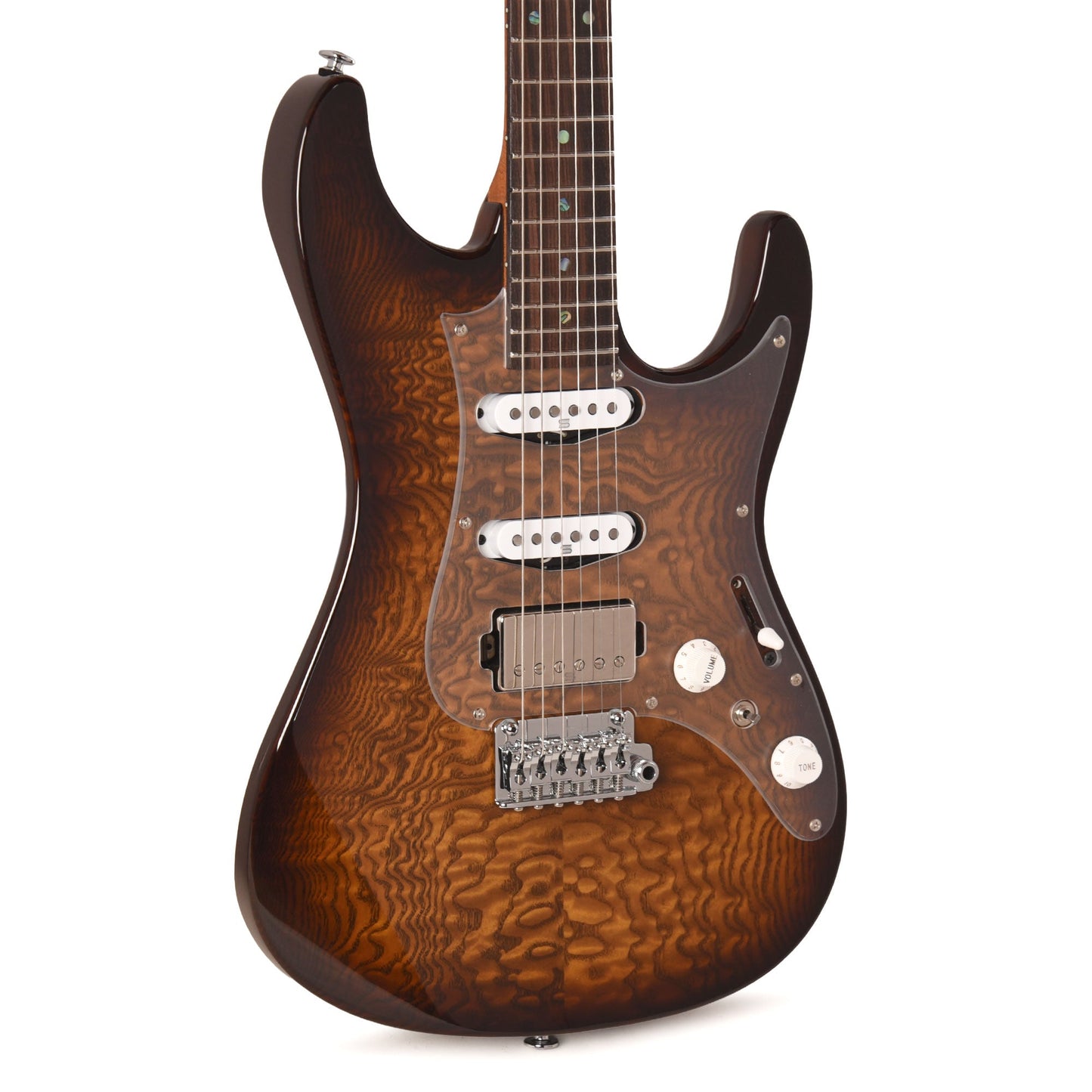 Ibanez AZ2204NJATS AZ Prestige Electric Guitar Tobacco Sunburst