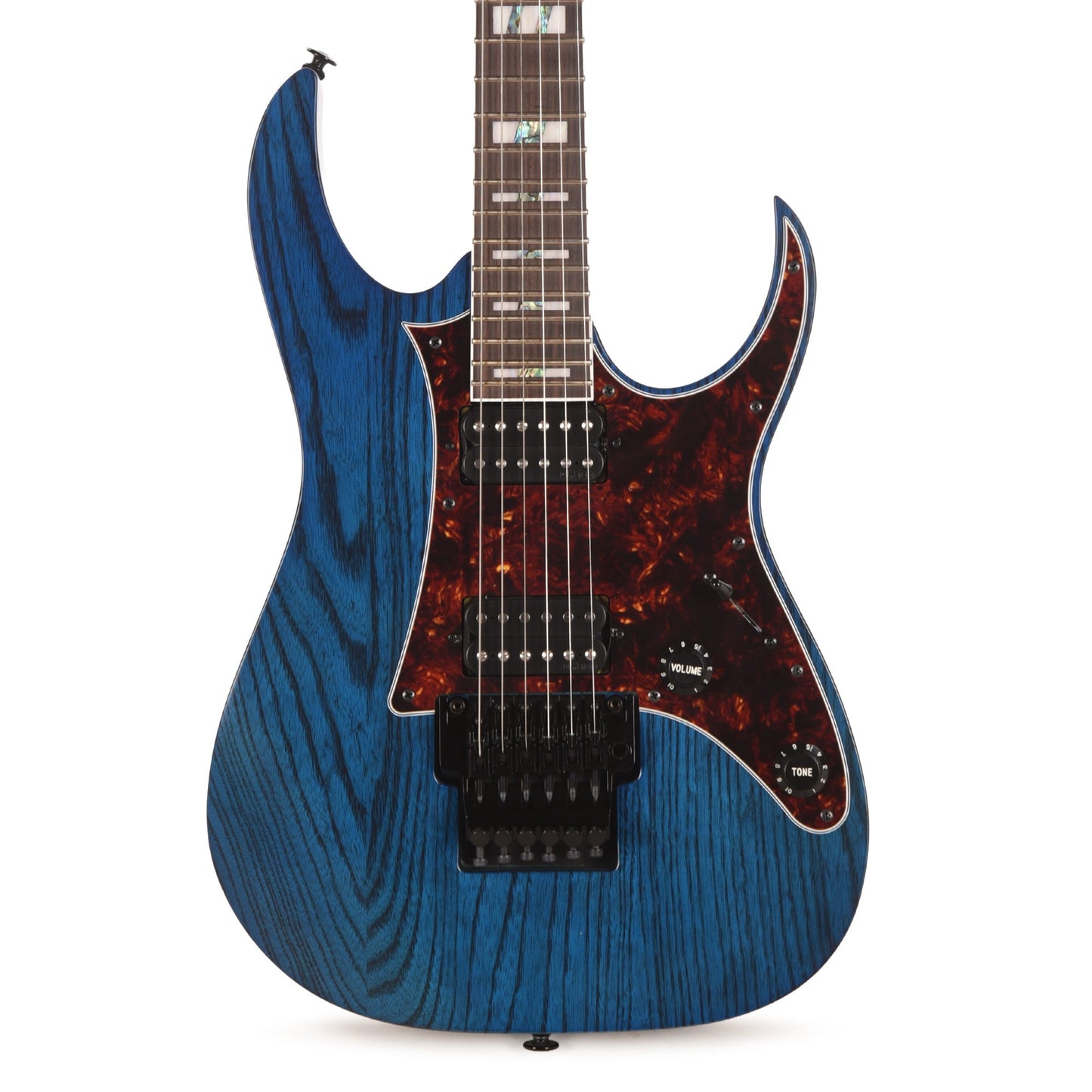 Ibanez RG653DXTDF RG Prestige Electric Guitar Transparent Deep Blue Flat