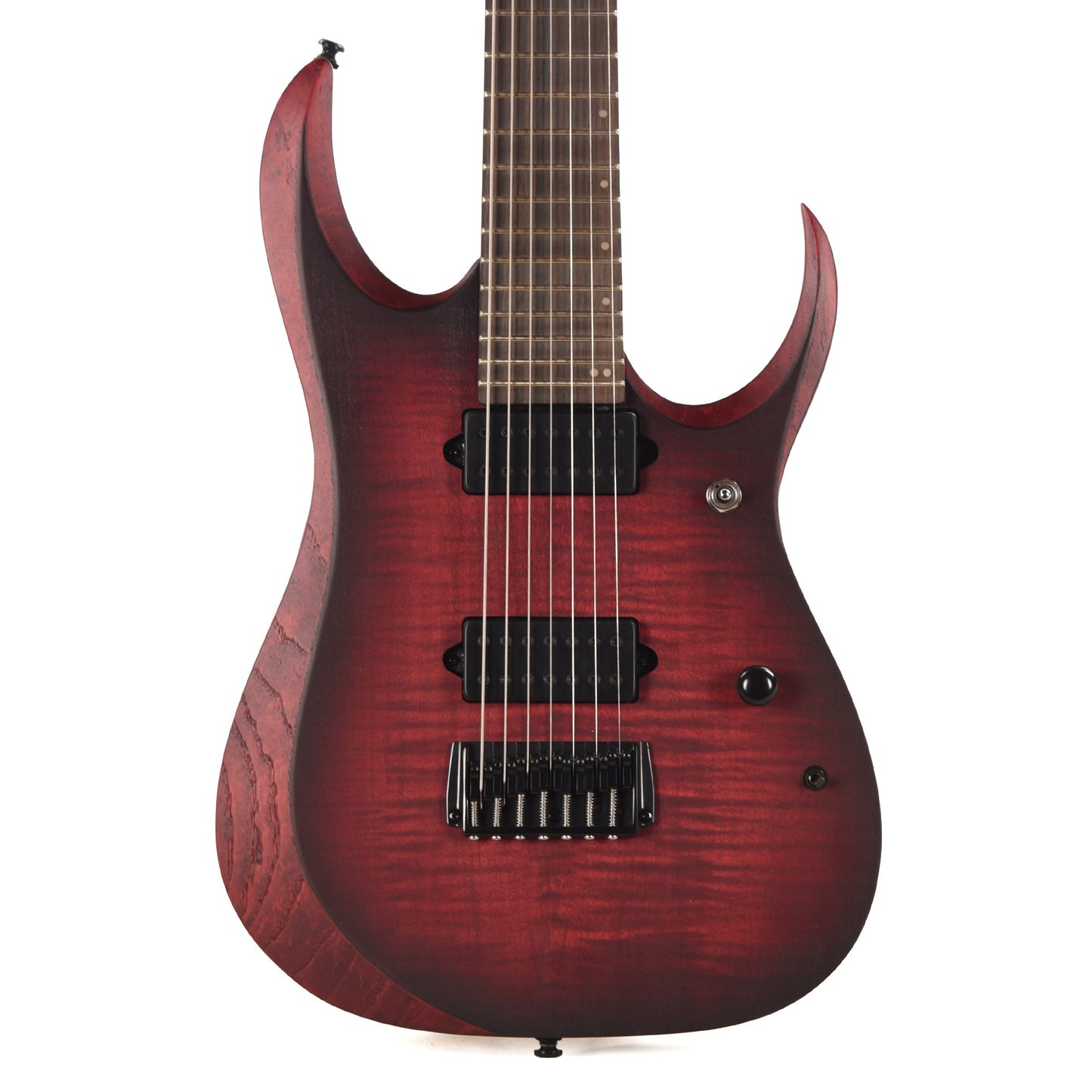 Ibanez RGD721FAWUF RGD 7-String Electric Guitar Stained Wine Red Bust Flat