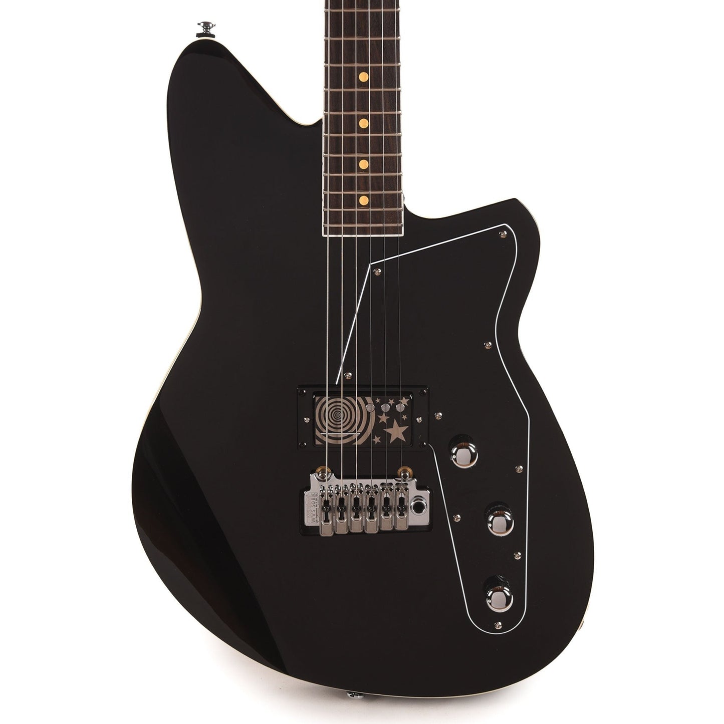 Reverend Ken's Special Midnight Black Electric Guitar