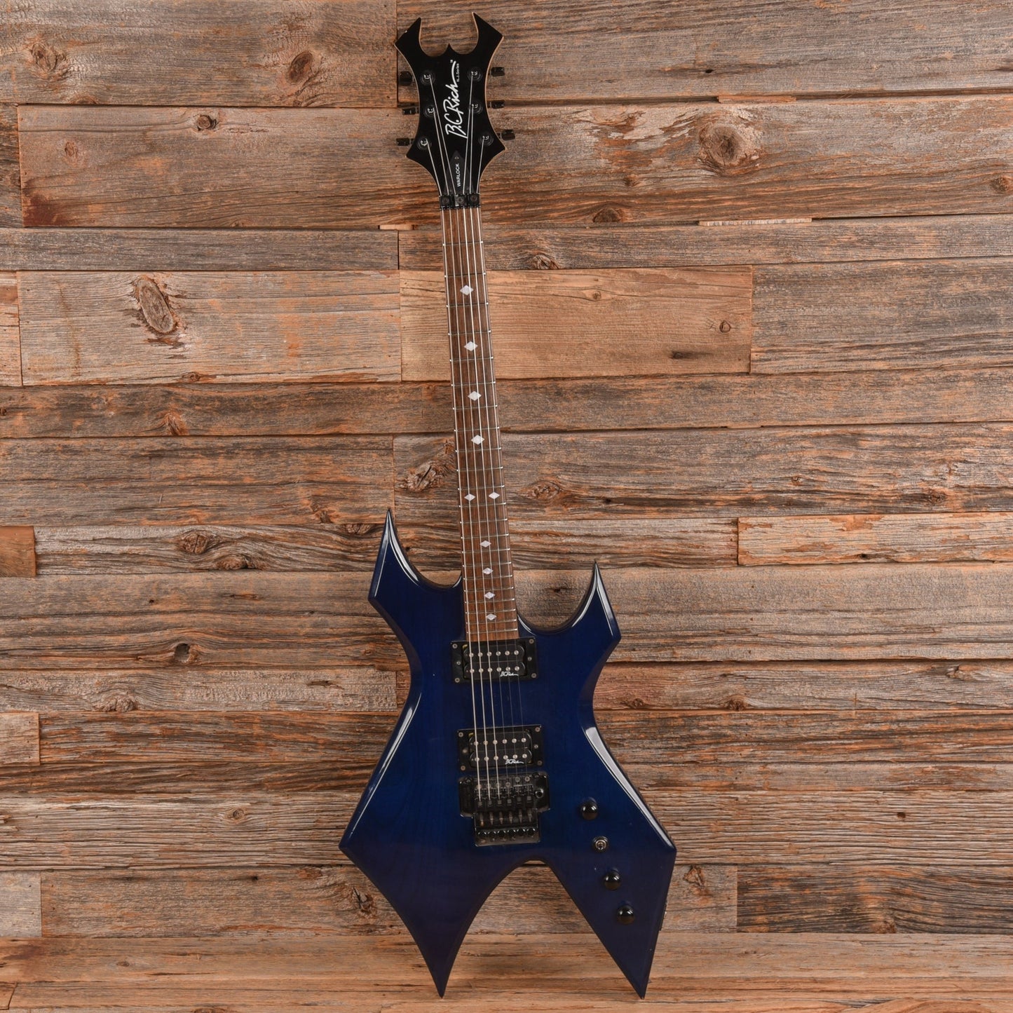 B.C. Rich Warlock Transparent Blue 1999